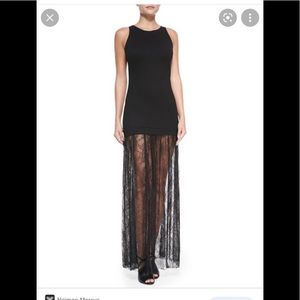 Karina Grimaldi : Sofia black maxi lace dress NEW